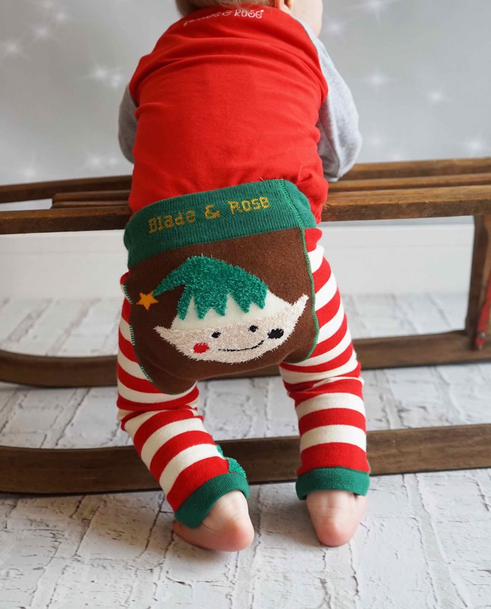 Christmas Elf Knitted Leggings