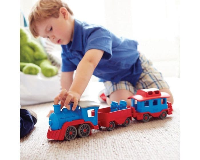 Green toys train and storybook online