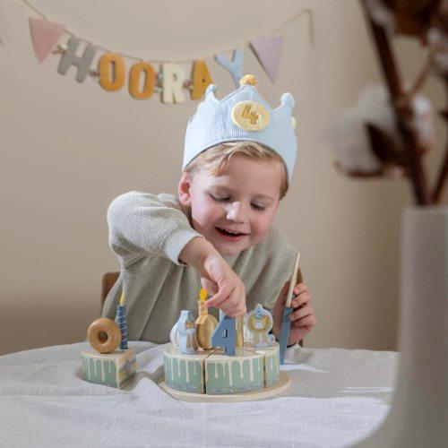 Little Dutch - Blue Birthday Crown with Numbers