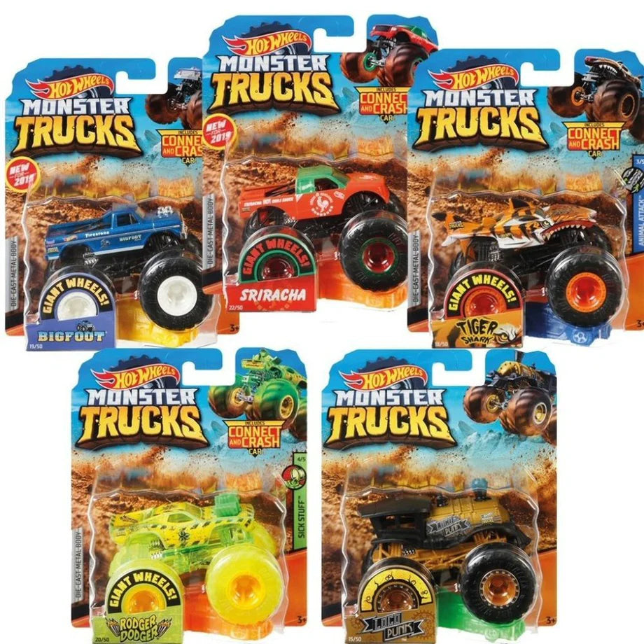 Hot Wheels - Monster Trucks (1 supplied at random)