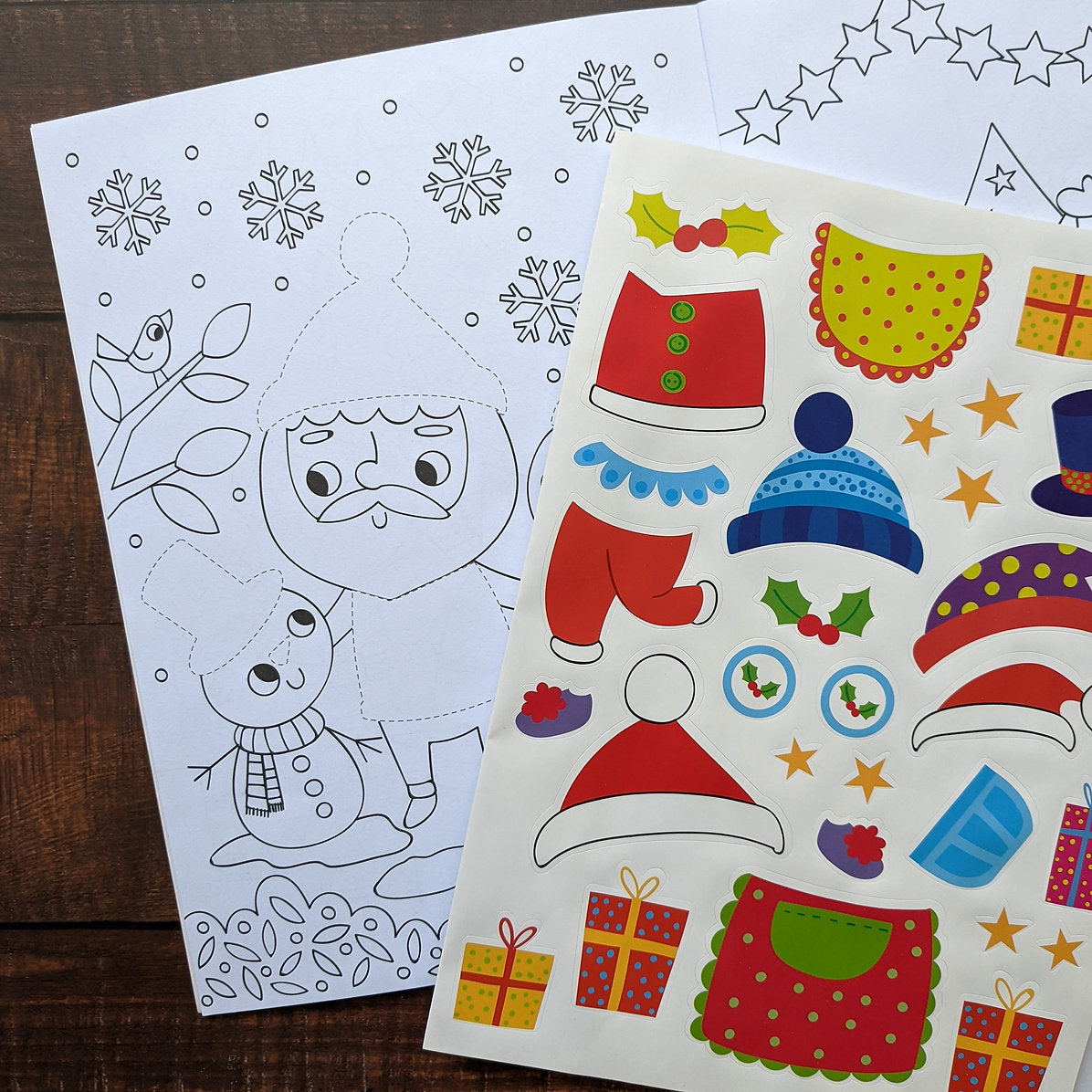 Dress Me Up Colouring and Activity Book - Santa