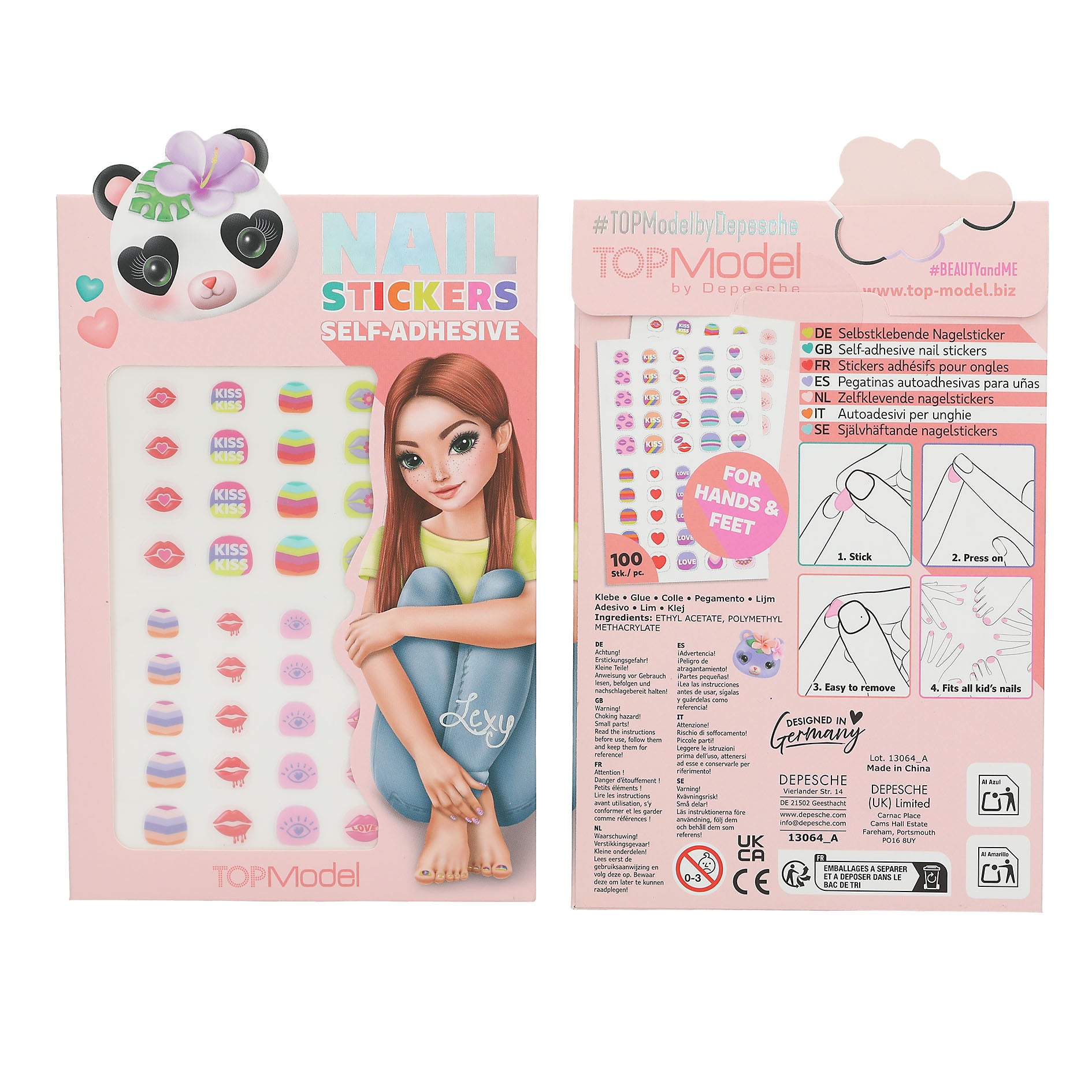 TOPModel Nail Stickers BEAUTY and ME