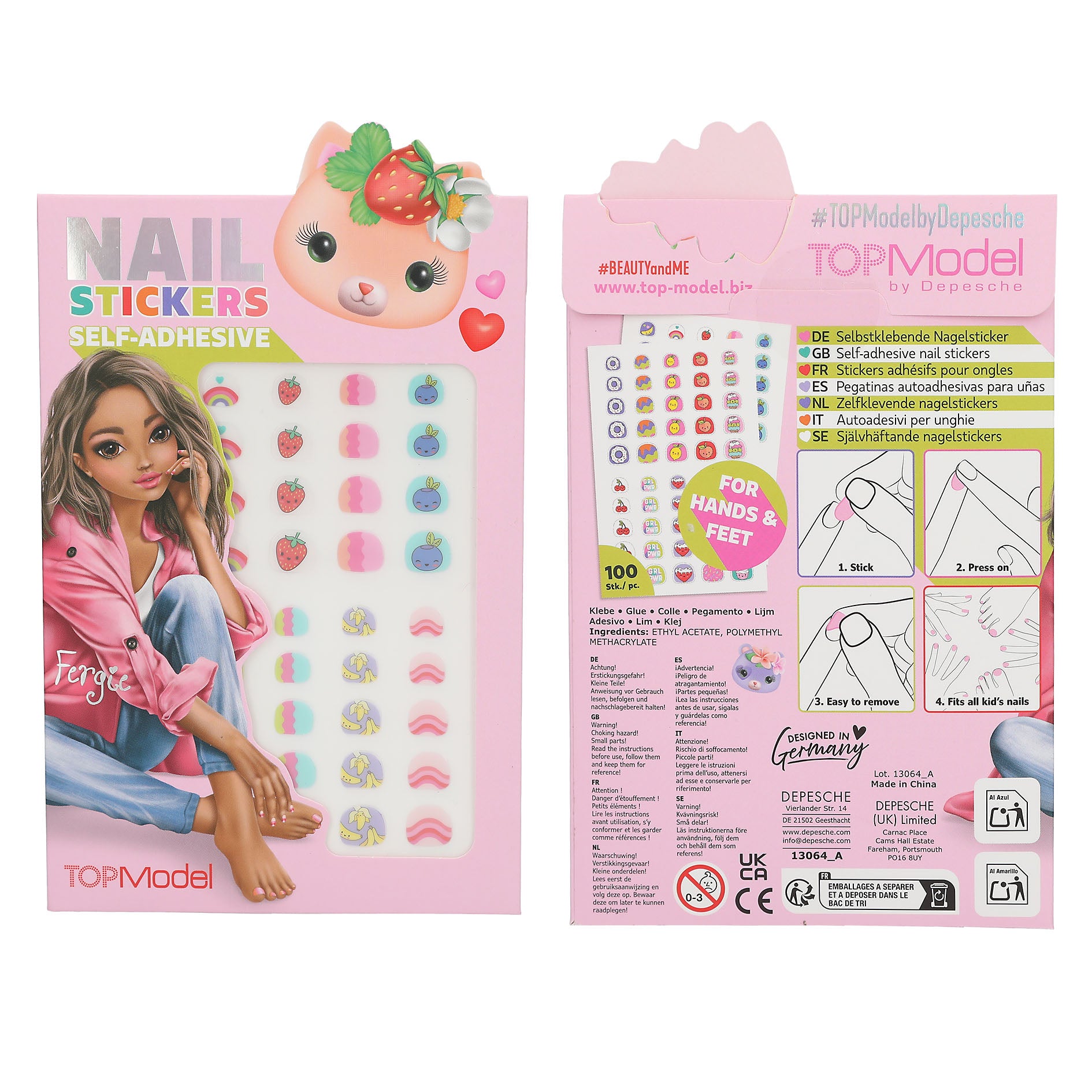 TOPModel Nail Stickers BEAUTY and ME