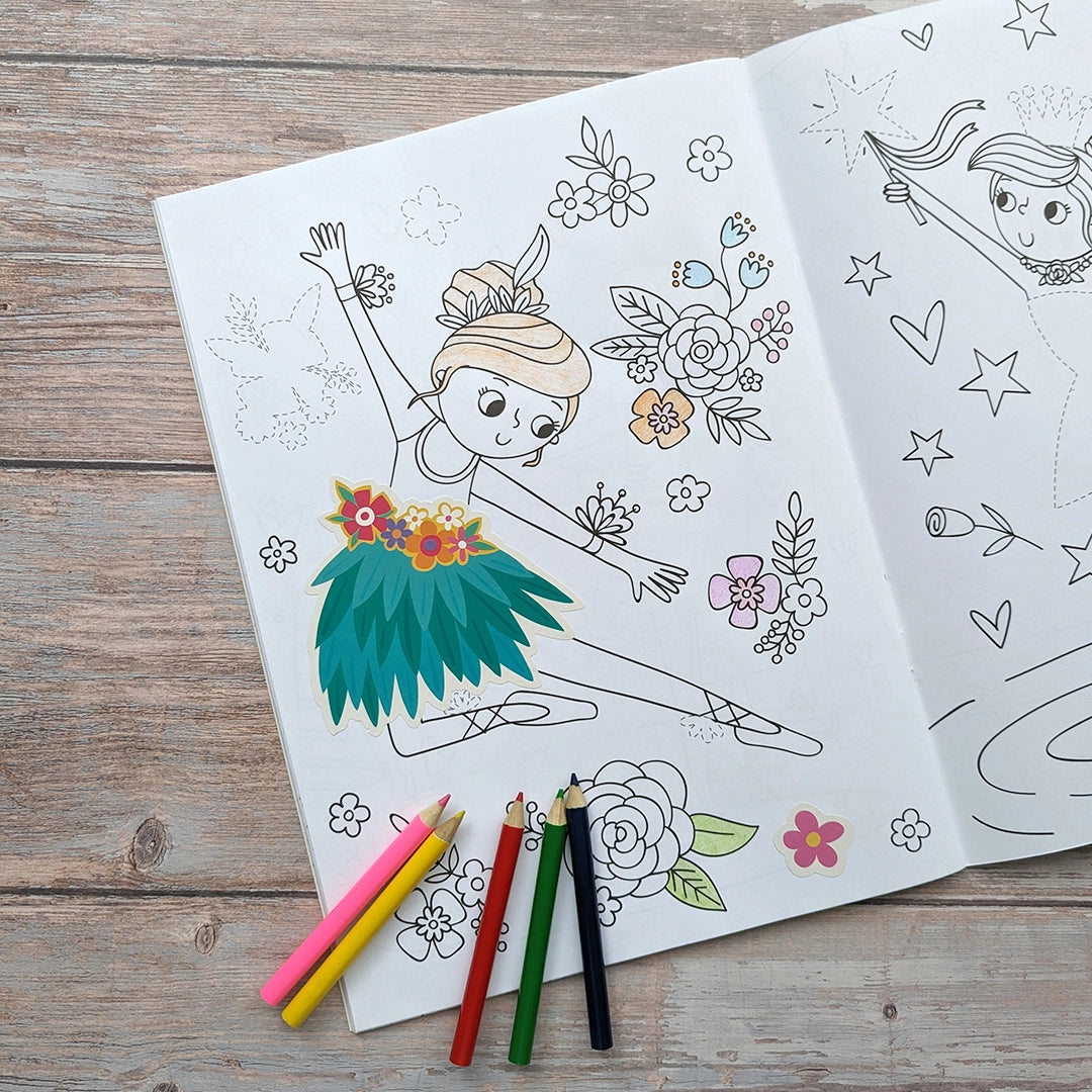 Dress Me Up Ballet Colouring & Activity