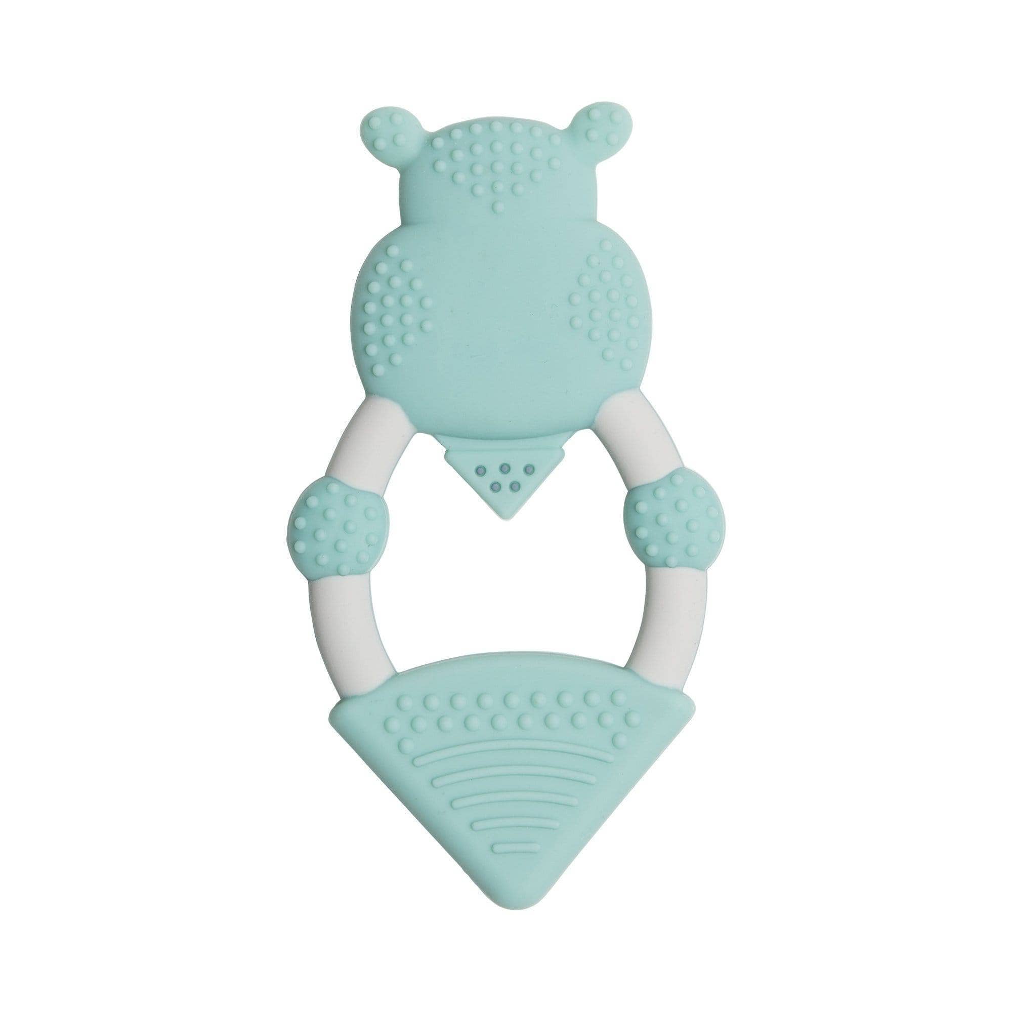 Textured Baby Animal Teether - Chewy the Hippo