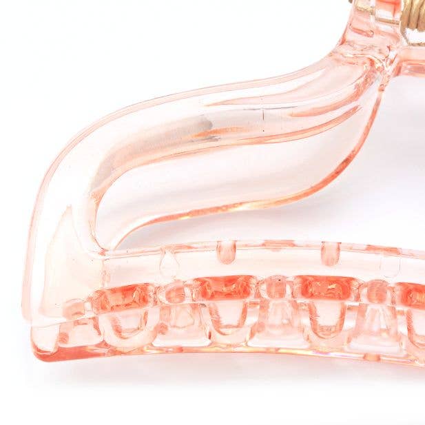 Transparent Bulldog Hair Clamps