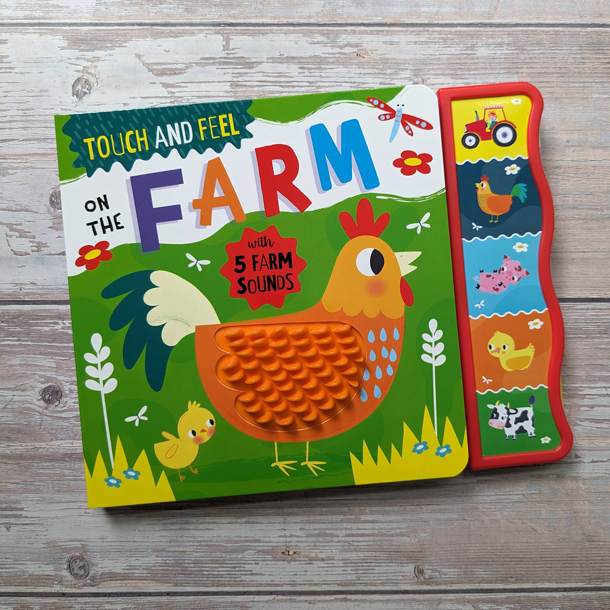 5 Button Silicon Sound Book - Farm