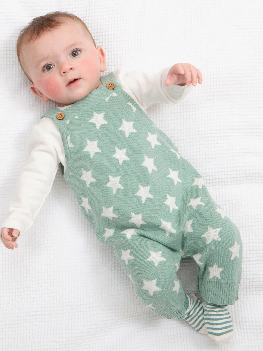 Kite Star Design Knitted Dungarees