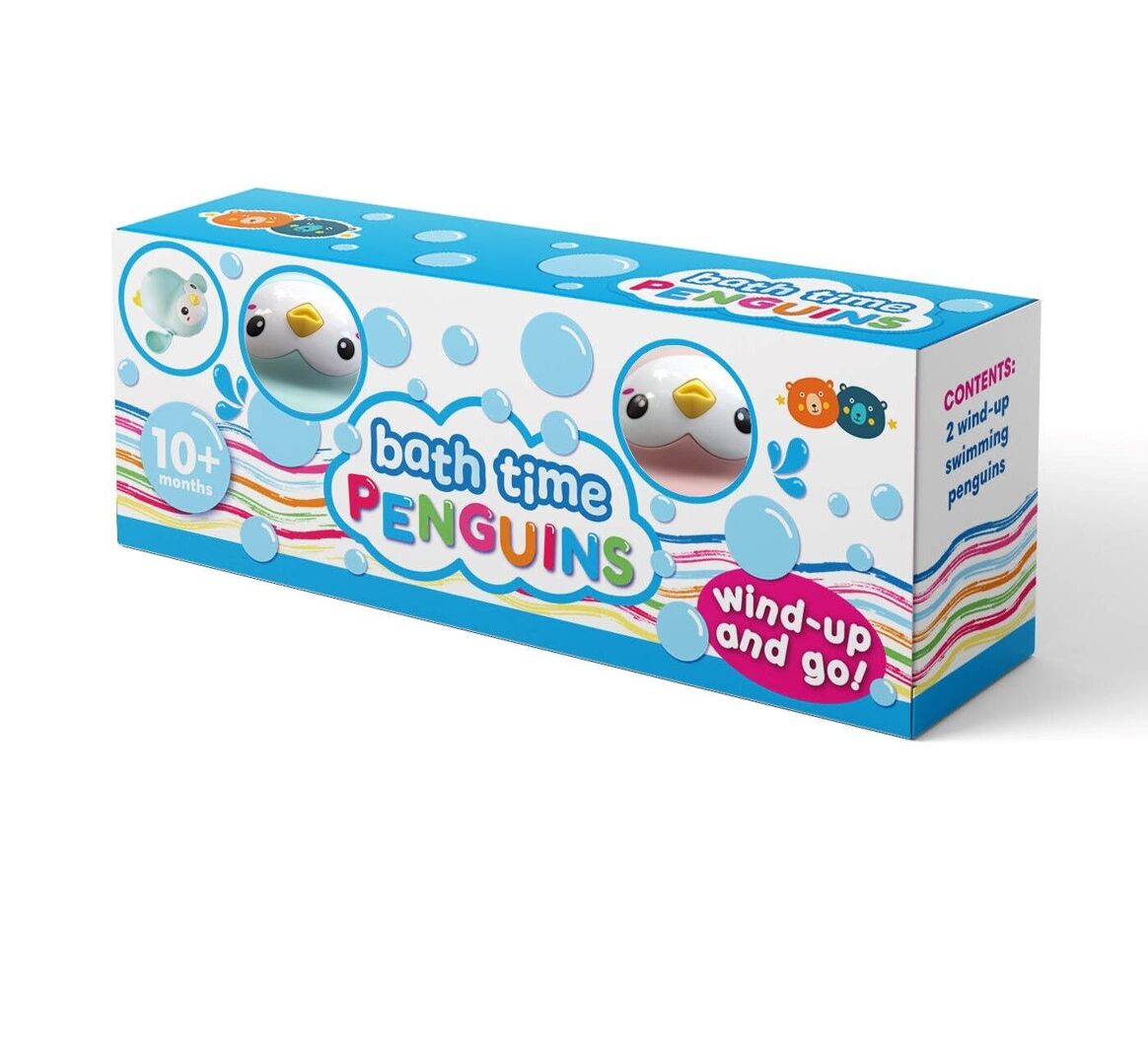 Wind Up Penguins Bath Toy