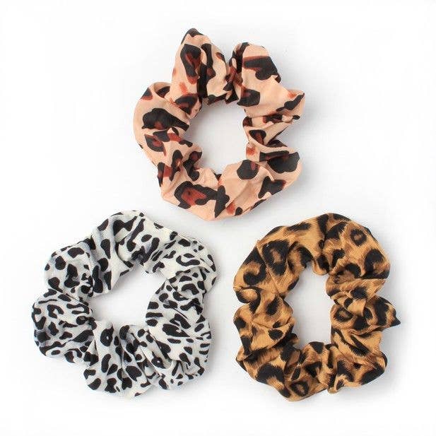 Animal Print Scrunchies