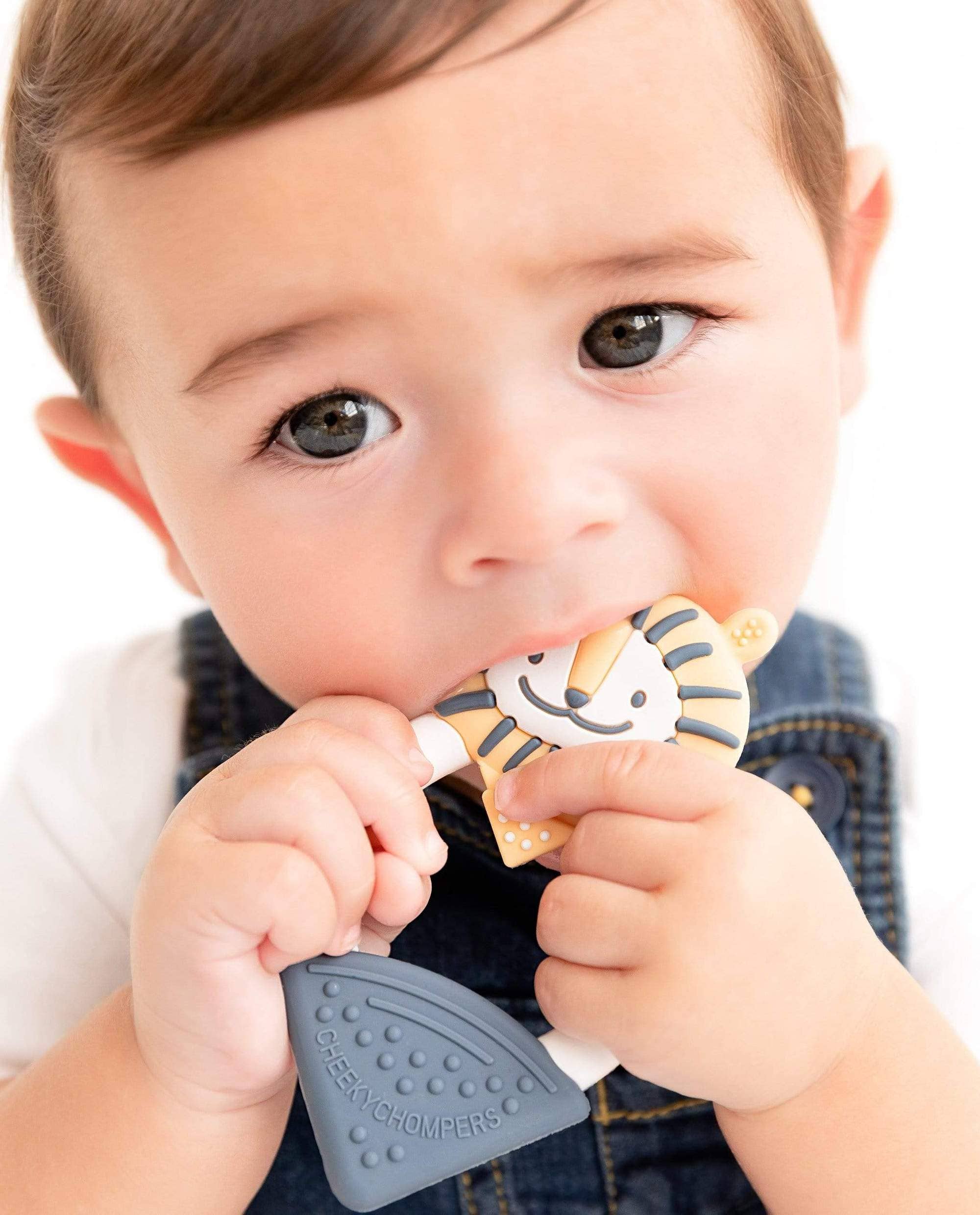 Cheeky Chompers Textured Baby Animal Teether - Bertie the Lion