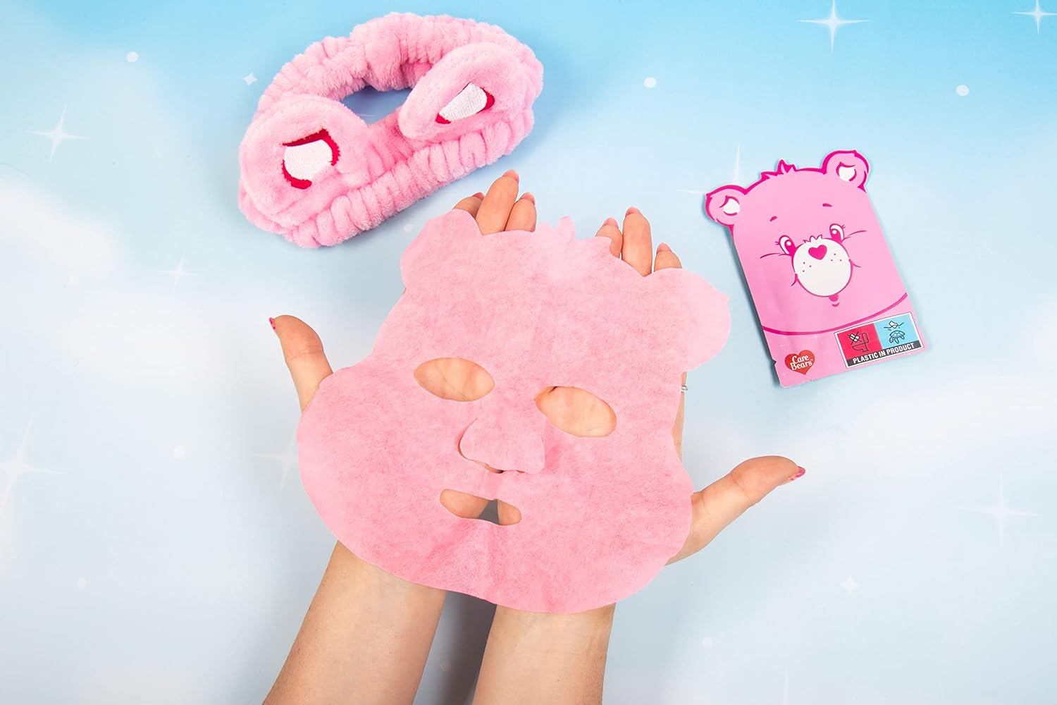 Care Bears Face Mask and Headband Set