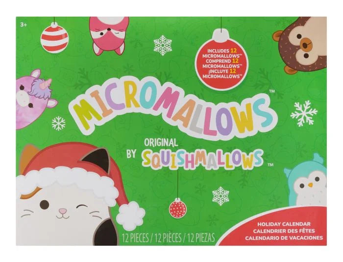 Squishmallows MicroMallow 12 Day Advent Calendar - Brand New for 2024