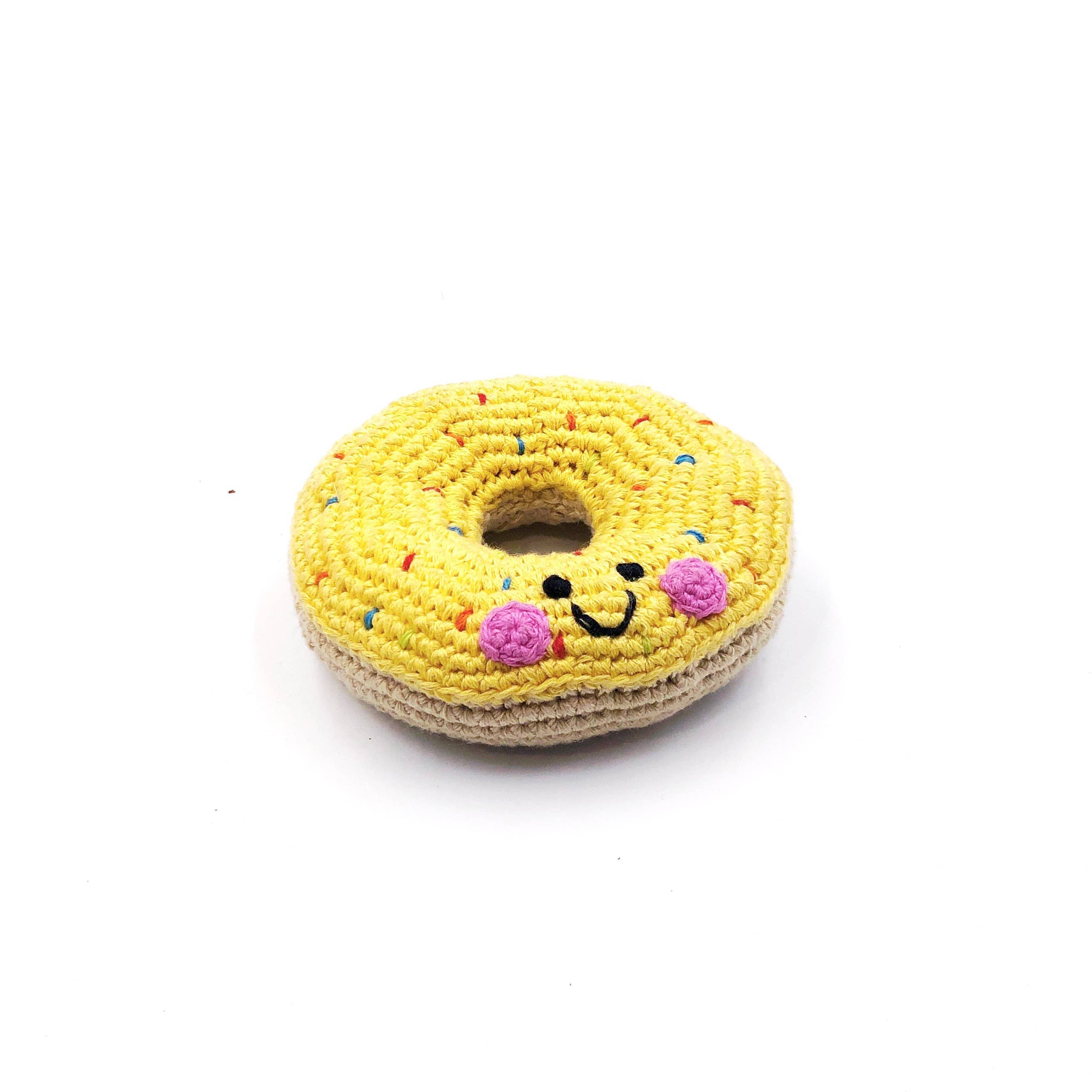 Doughnut Rattle - Yellow