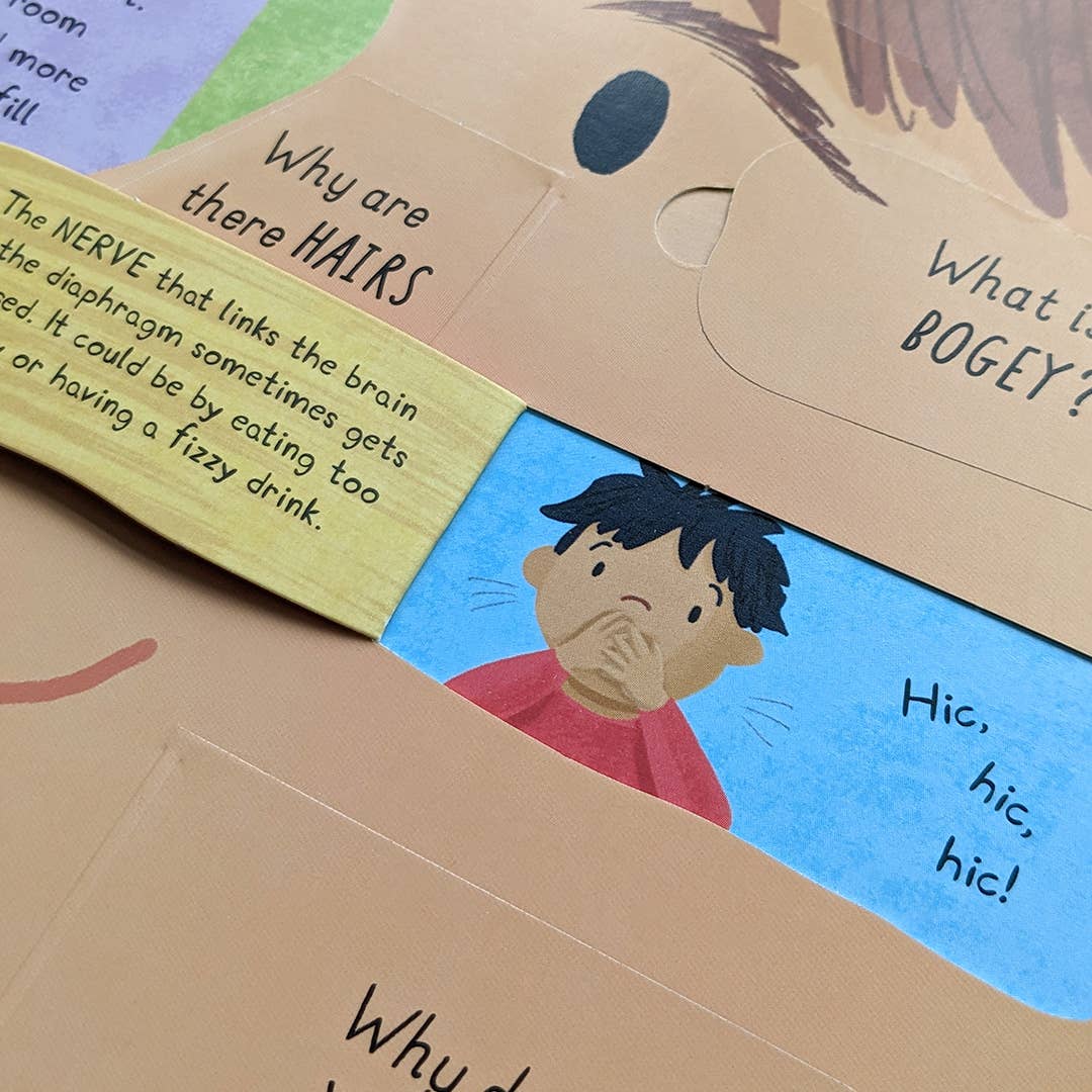 Large Question and Answer Flap Book - Human Body