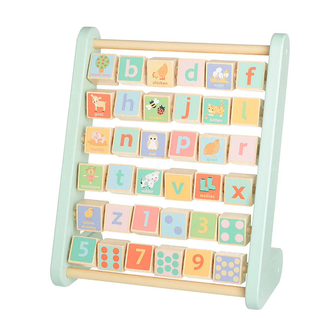 Farm Animal Alphabet Abacus