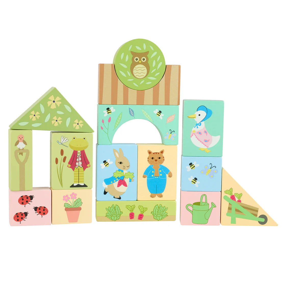 Peter Rabbit Wooden Blocks Puzzle