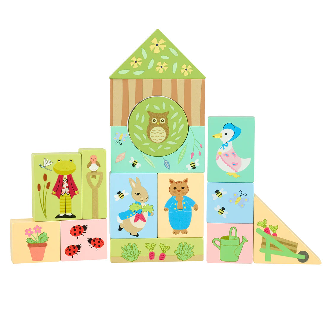 Peter Rabbit Wooden Blocks Puzzle