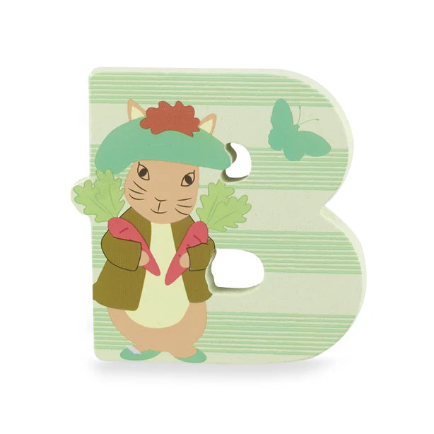 Peter Rabbit Wooden Letter B