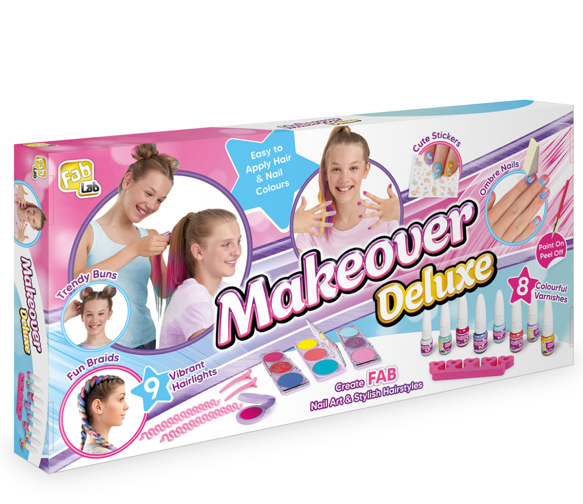 Fab Lab Makeover Deluxe Nail Art and Hairstyle Craft Kit