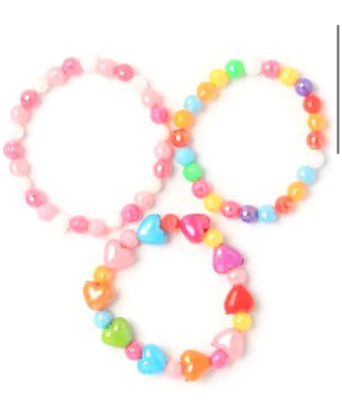 Colourful Bead Bracelet Trio