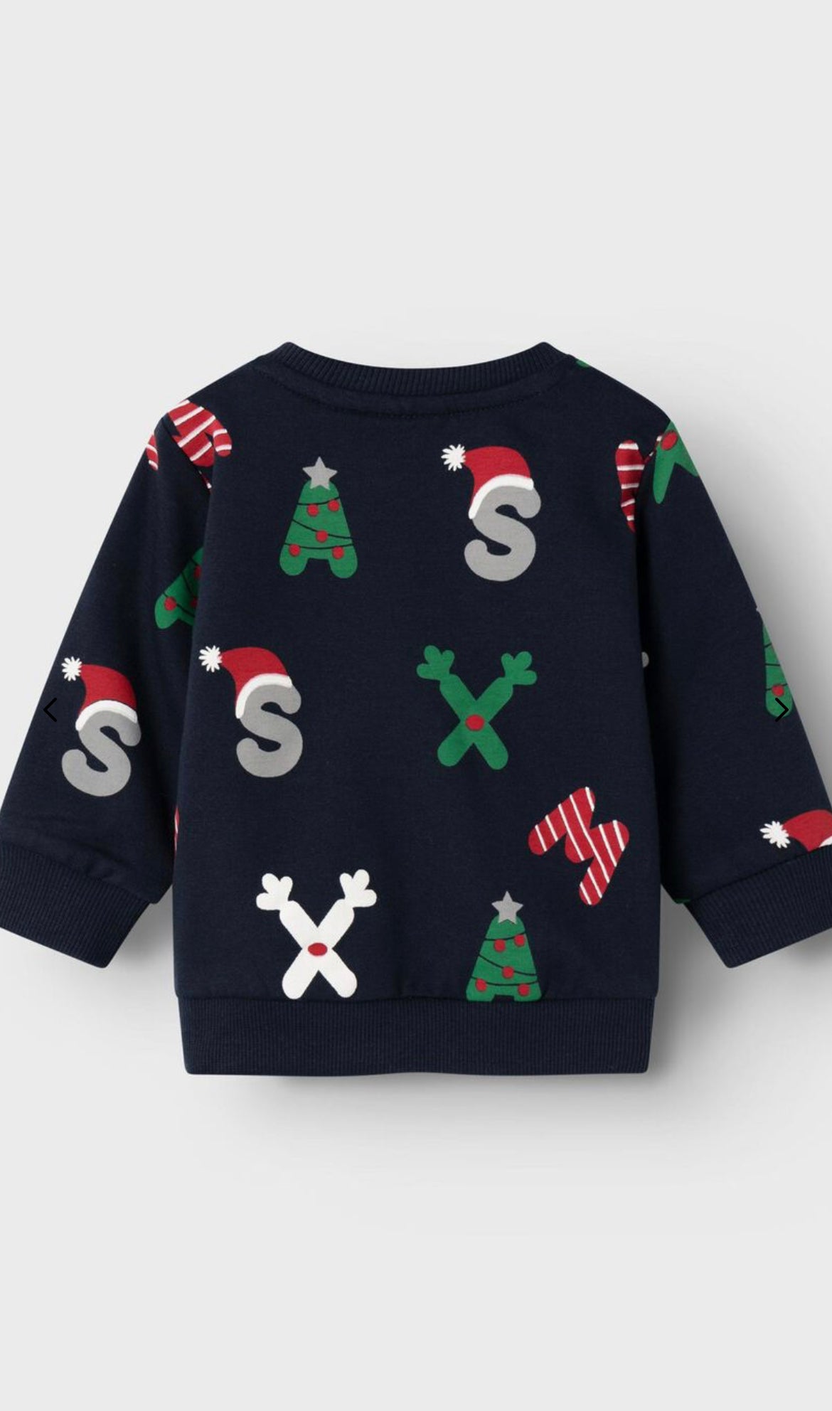 Name It Navy Christmas Sweater