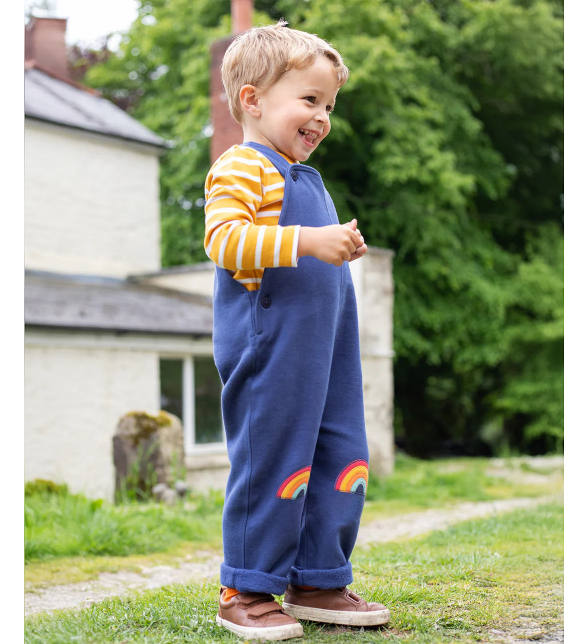 Frugi Rae Dungarees Outfit