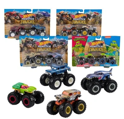 Hot Wheels - Twin Pack of Monster Trucks (1 supplied at random)