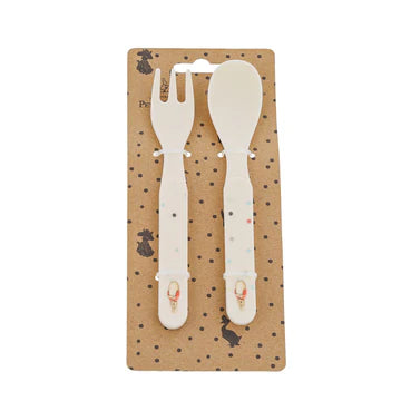 Flopsy Rabbit Fork and Spoon Set