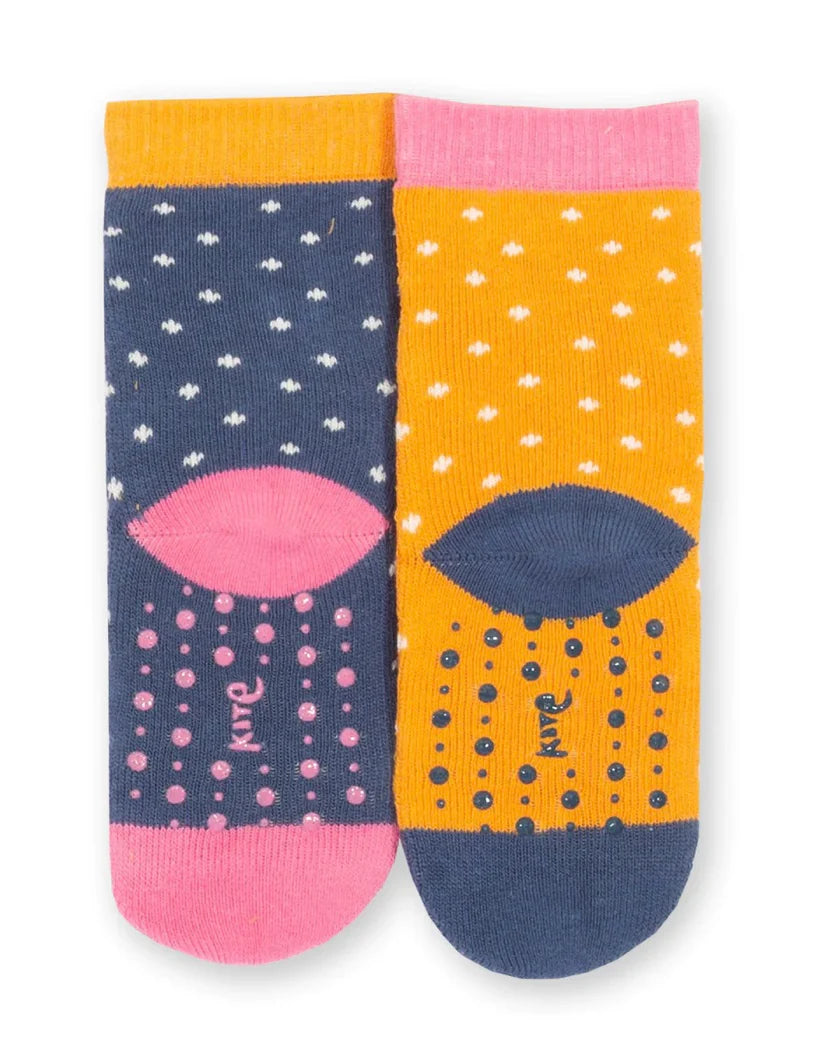 Organic Cotton Grippy Socks - Bunny Rabbits