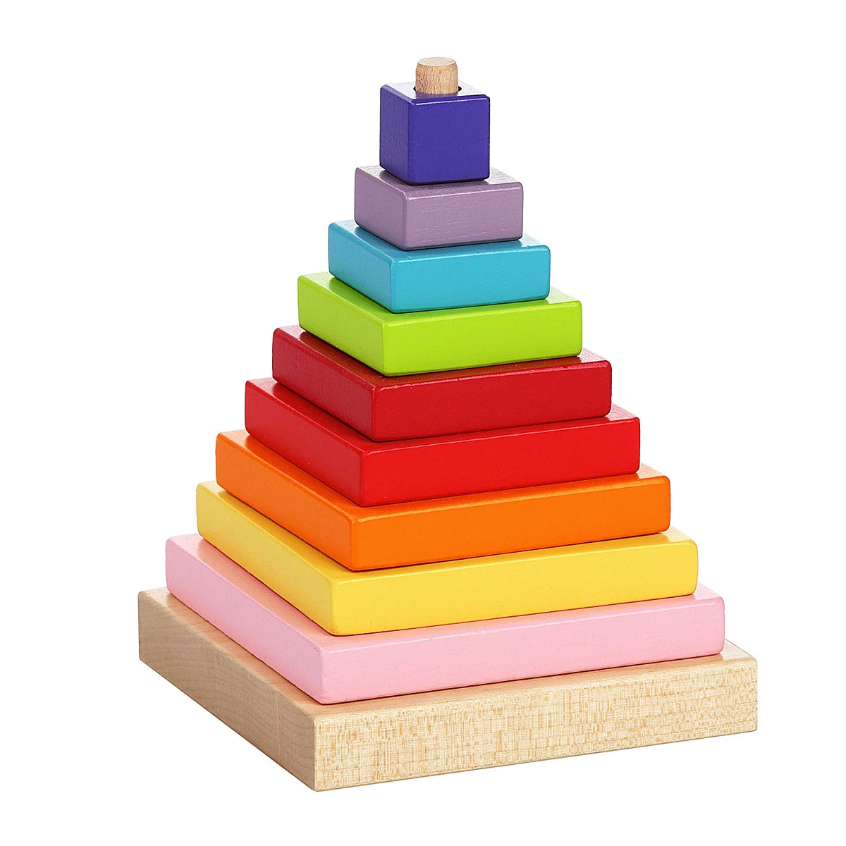 Wooden Stacking Pyramid