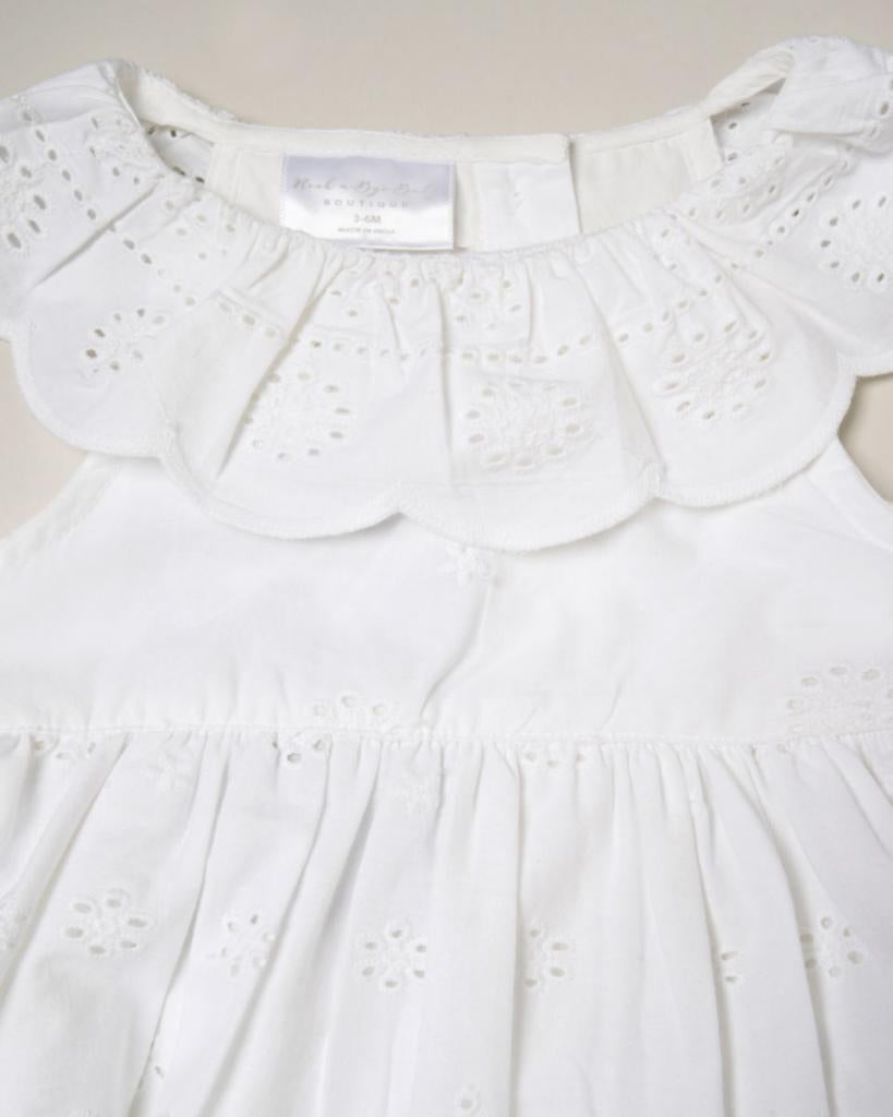 Broderie Anglaise Dress and Nappy Pants