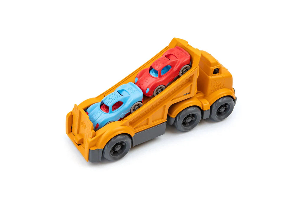 Green Toys - Race Car Truck with 2 Car