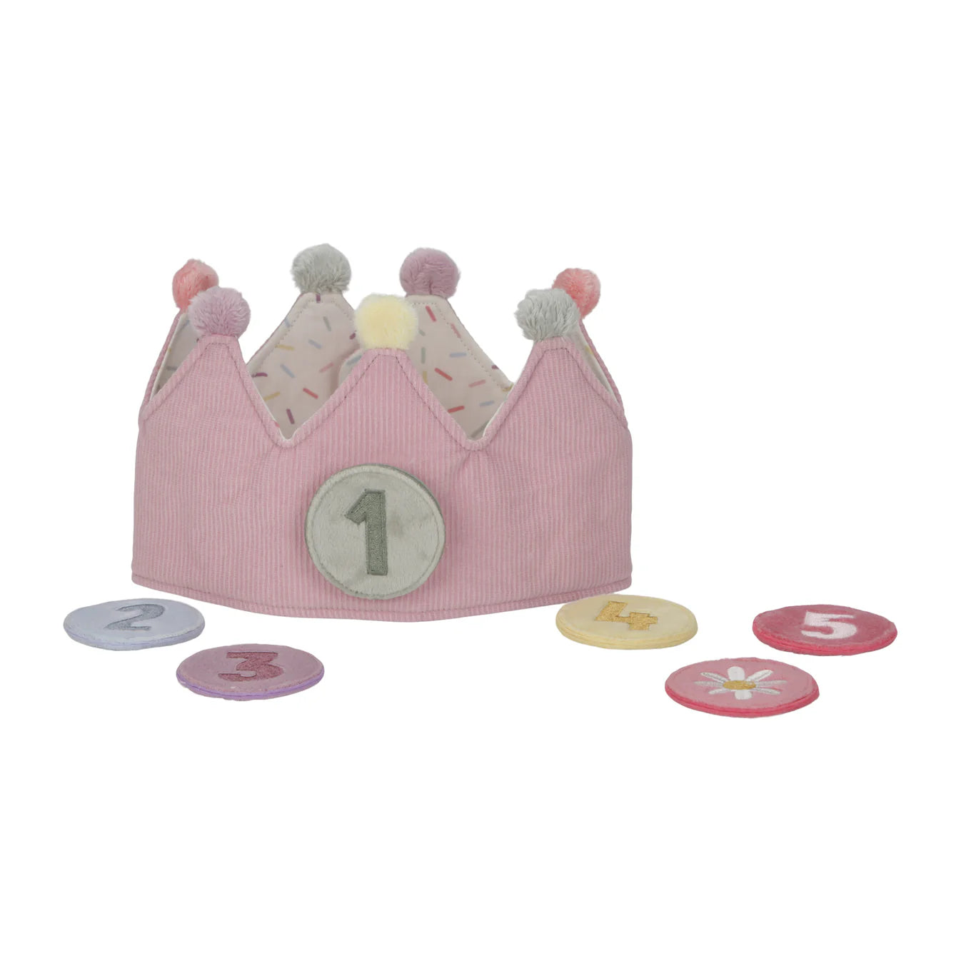 Little Dutch - Pink Birthday Crown with Numbers