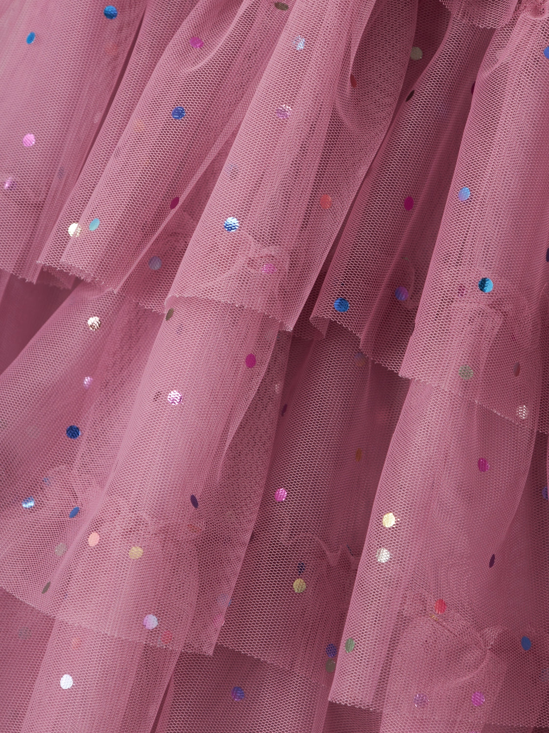 Pink Sparkle Dots Party Dress