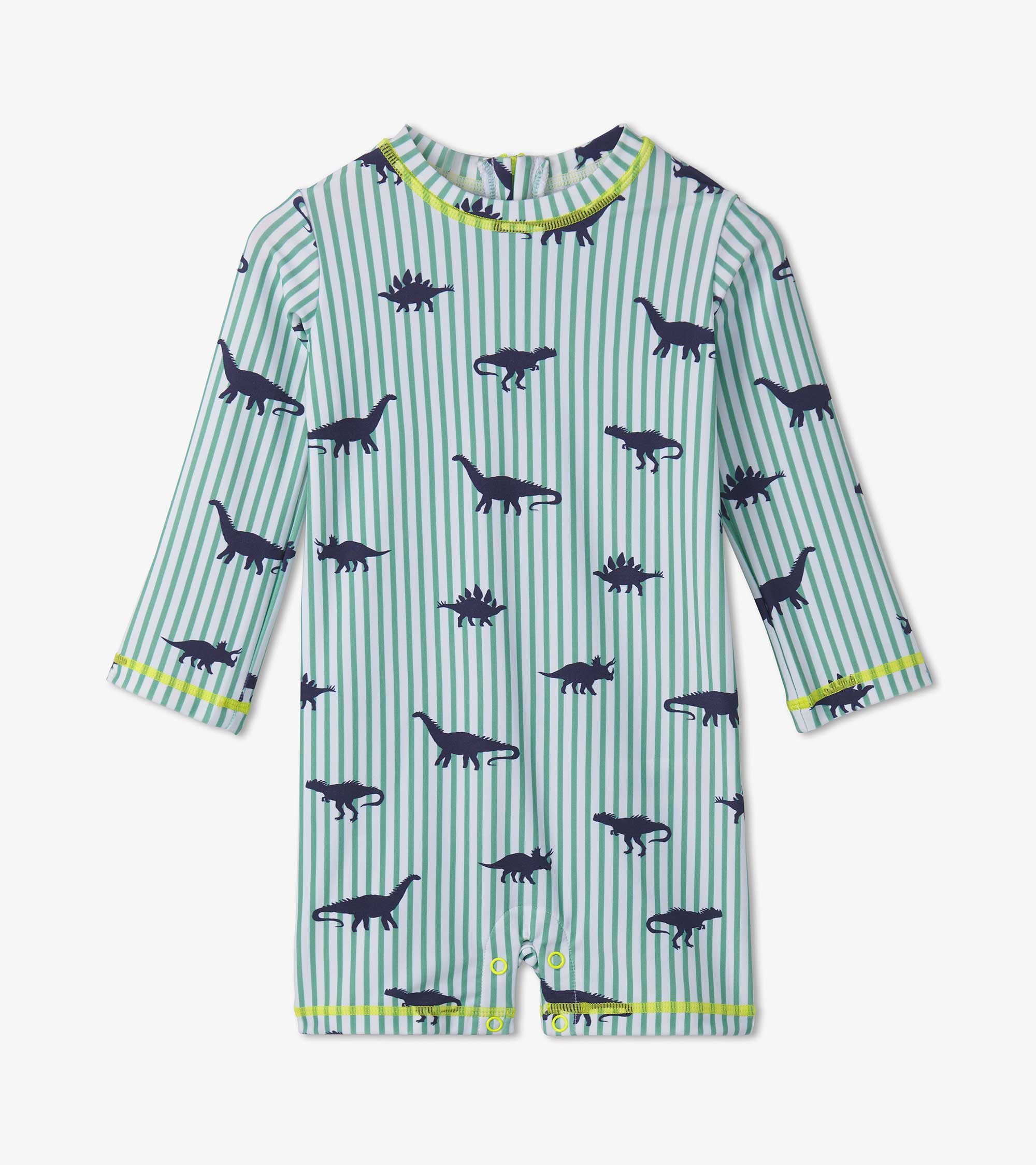 Hatley Dinosaur One-Piece Rashguard Swimsuit