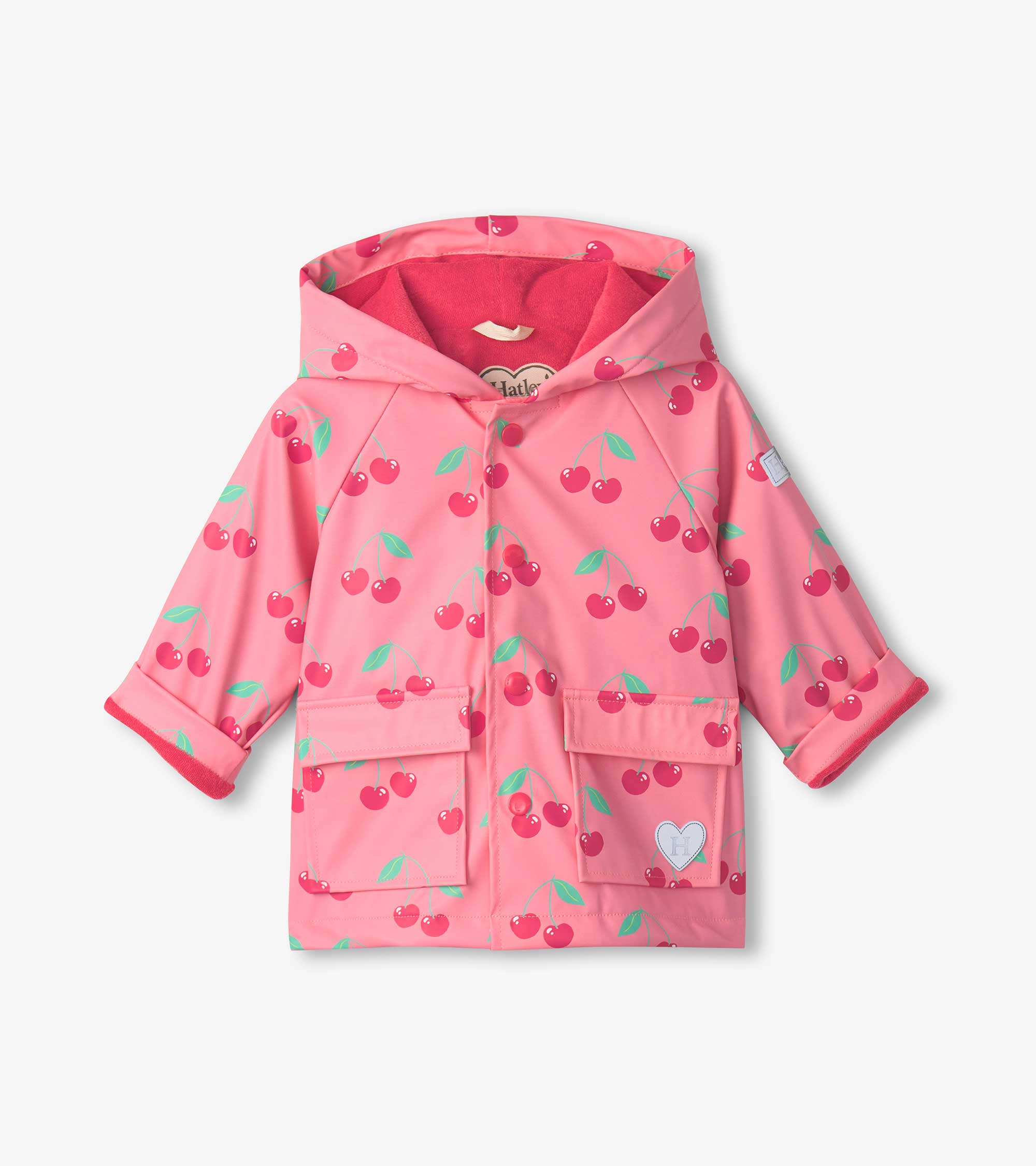 Hatley Pink Cherries Raincoat