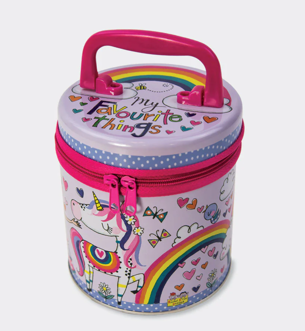 Unicorn Zipped Tin