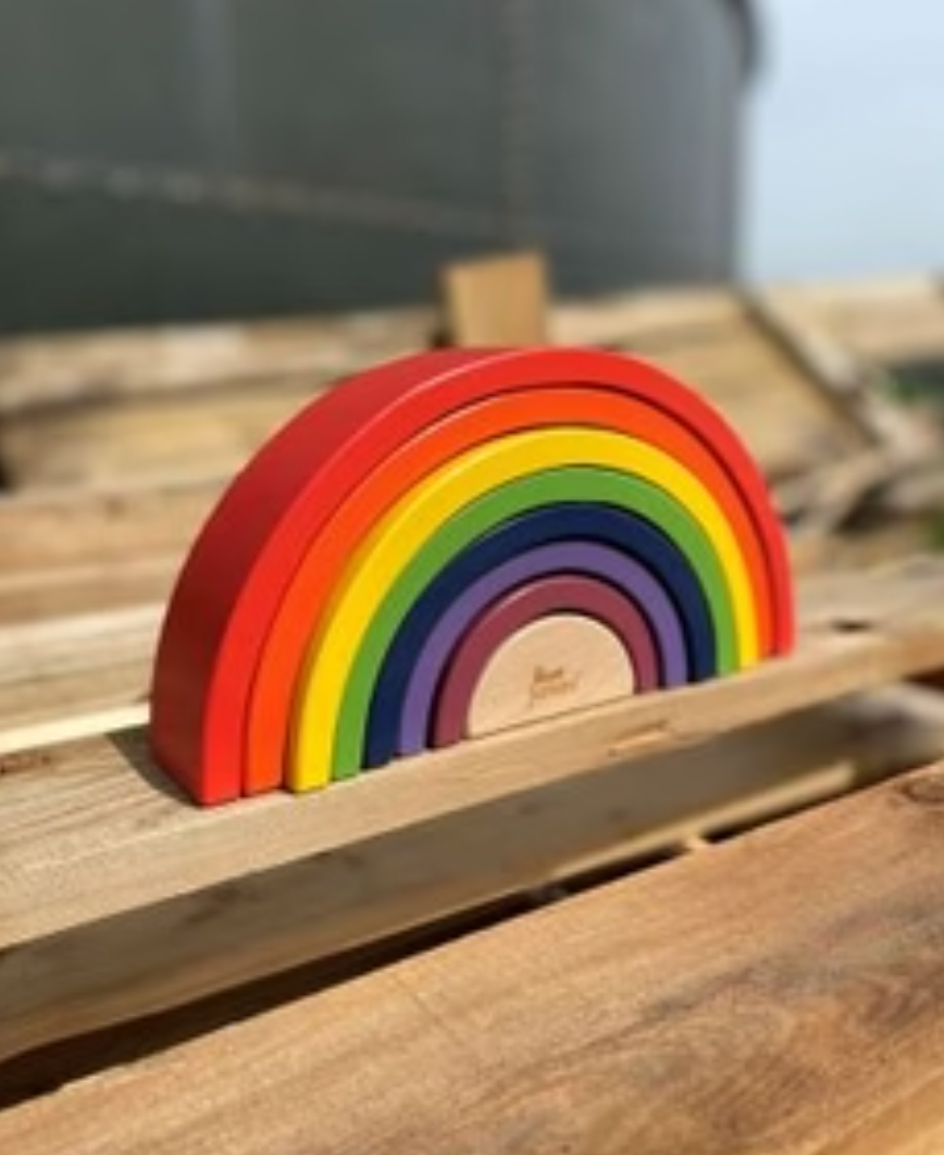 Wooden Stacking Rainbow