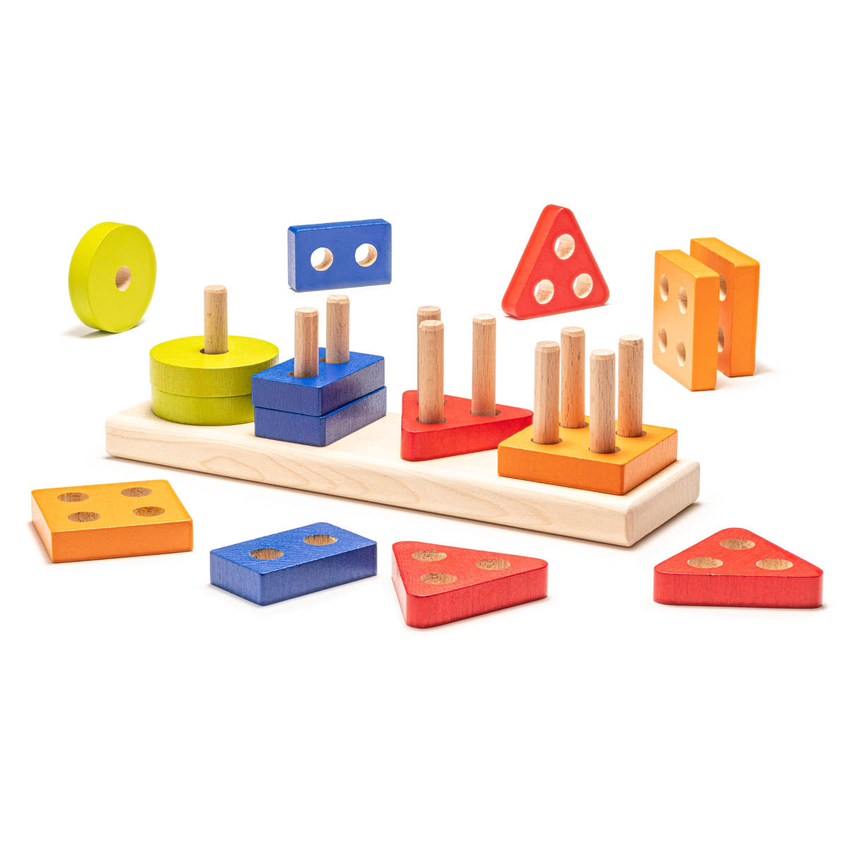 Wooden Geometric Sorter