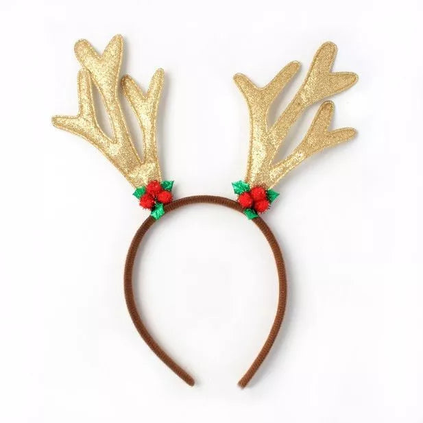 Glitter reindeer antlers aliceband