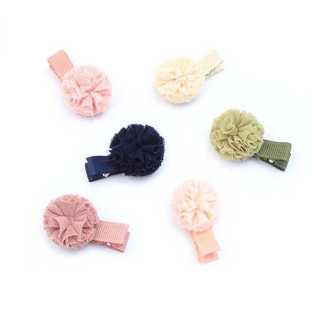 Pom Pom Hair Clip