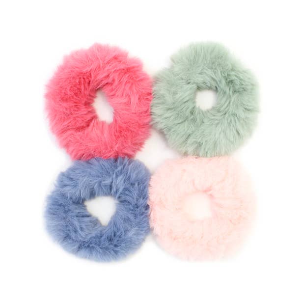 Faux Fur Scrunchie