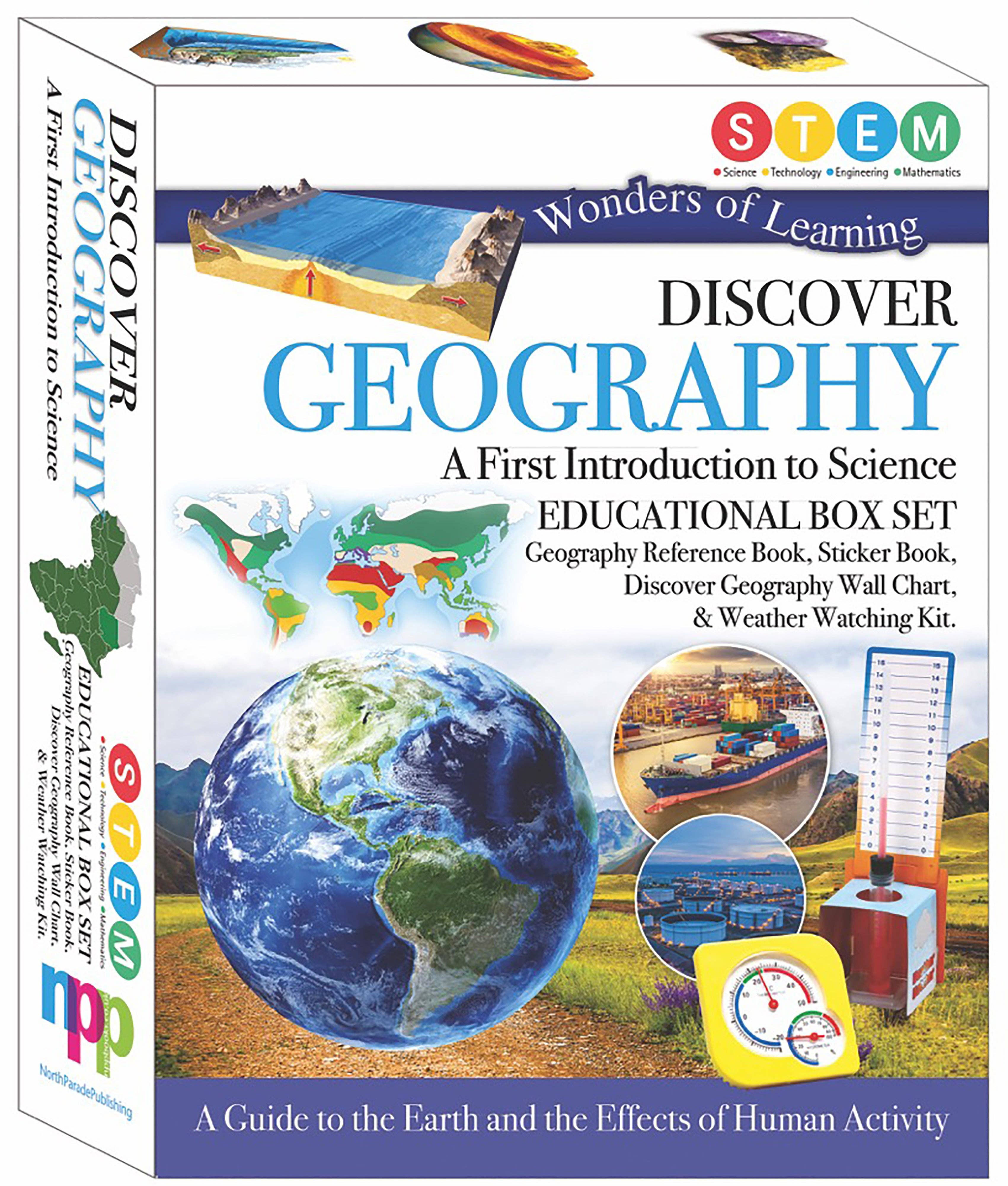 Discover Geography Educational Box Set - Children's STEM Learning