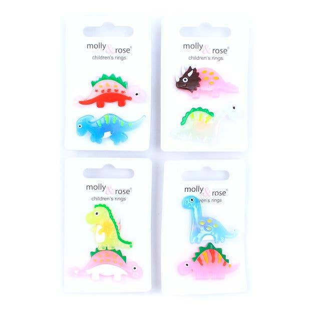 Childrens Dinosaur Rings