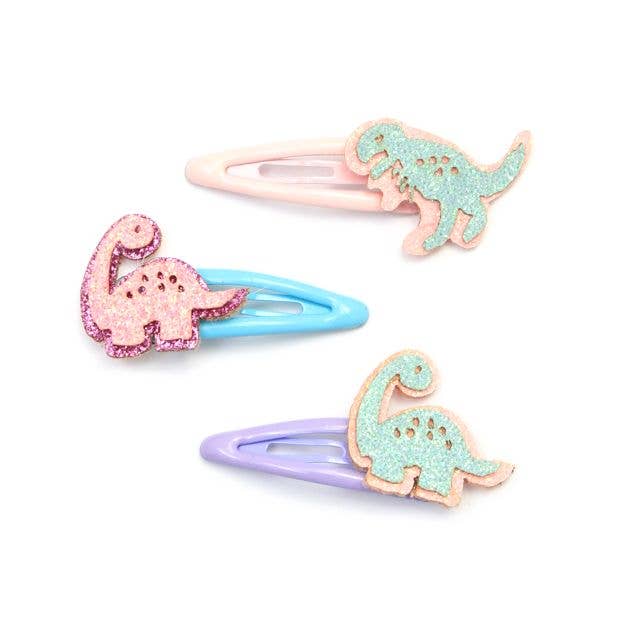 Dinosaur Motif Sleepies & Jersey Elastics Set