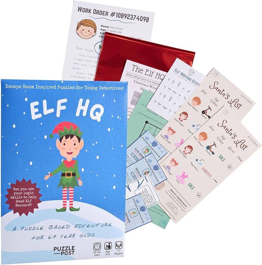 Escape Room Game For Children - Elf HQ