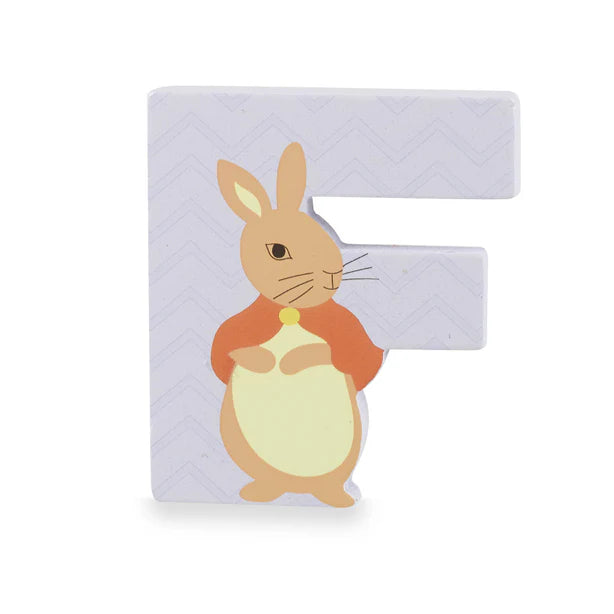 Peter Rabbit Wooden Letter F