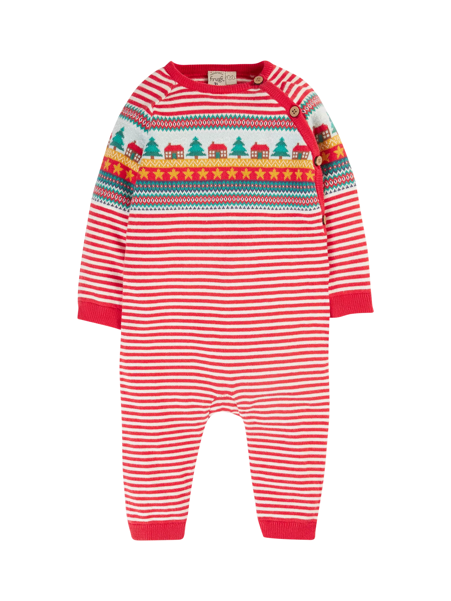 Frugi Christmas Knitted Romper