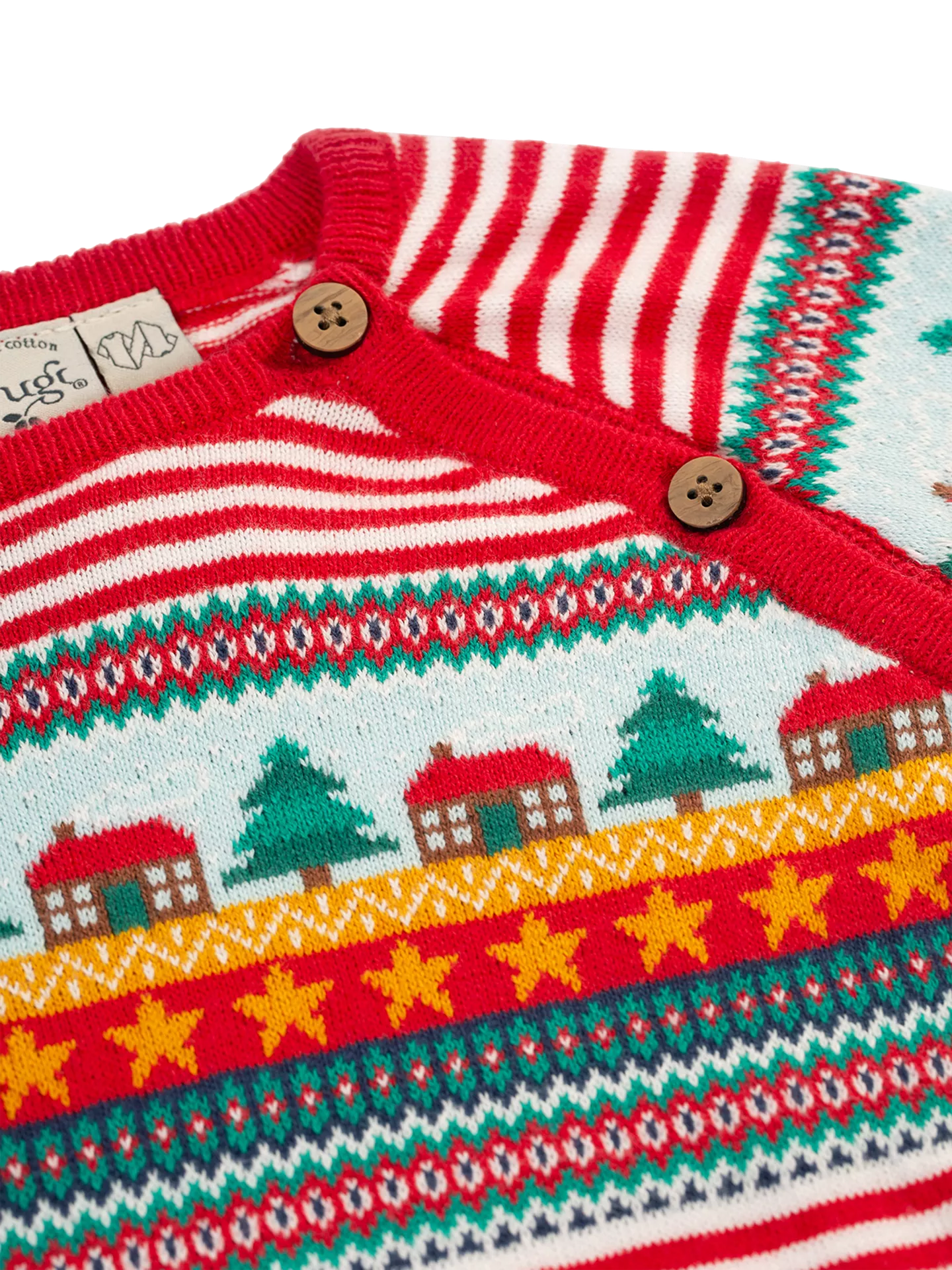 Frugi Christmas Knitted Romper